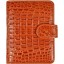 Genuine alligator leather wallet ALD122 Tan