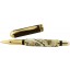 Alligator bone / leather rollerball pen ALPEN20-GT Brown