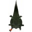 Genuine alligator hornback skin ALSK01HB Black