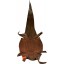 Genuine alligator hornback skin ALSK01HB Brown