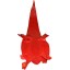 Genuine alligator hornback skin ALSK01HB Red