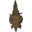 Genuine alligator belly skin ALSK02BL Brown