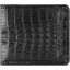 Genuine alligator leather wallet ALW06 Black