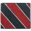 Genuine stingray leather wallet AMW001-04BR Black / Red