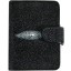 Genuine stingray leather wallet B012-01 Black