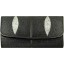Genuine stingray leather wallet B032 Black
