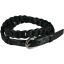 Genuine crocodile leather belt B04204 Black