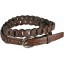 Genuine crocodile leather belt B04204 Brown