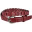 Genuine crocodile leather belt B04204 Maroon