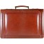 Genuine buffalo leather briefcase BBR100-G Brown