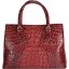 Genuine alligator leather bag BCM189 Burgundy