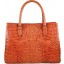 Genuine alligator leather bag BCM189 Tan
