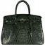 Genuine alligator leather bag BCM253 Black