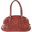 Genuine alligator leather bag BCM412 Burgundy