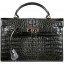Genuine alligator leather bag BCM415 Black