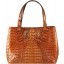 Genuine alligator leather bag BCM453 Tan