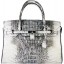 Genuine alligator leather bag BCM487 Natural