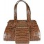 Genuine alligator leather bag BCM562 Brown