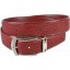Genuine stingray leather belt 102RR Burgundy