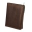 Premium cow leather handmade wallet EL-PM-2 Dark Brown