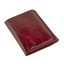 Premium cow leather handmade wallet EL-PM-2 Burgundy