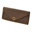 Premium cow leather handmade wallet EL-W-1 Brown