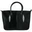 Genuine stingray leather bag BR907 Black