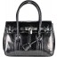 Genuine snake leather bag BSN295 Black