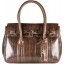 Genuine snake leather bag BSN295 Brown