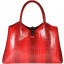 Genuine snake leather bag BSN68 Fire Red