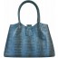 Genuine snake leather bag BSN68 N.Blue