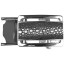 Genuine stingray leather automatic buckle STBUCKLE KF 1-2 Black