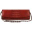 Genuine crocodile leather clutch bag CBM20T Burgundy