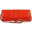 Genuine crocodile leather clutch bag CBM20T Fire Red
