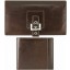Genuine Cow Leather Breast Pocket and Bifold Wallets Set CSET03 Brown