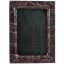 Genuine crocodile leather photo frame CFF001 Maroon