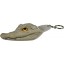 Genuine alligator head keychain CH White