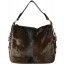 Genuine cow with hair on leather bag CHA001 Brown