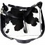 Genuine cow leather with hair on bag CHA051 Black / Brown / White