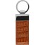 Genuine alligator leather key chain CKR01 Tan