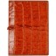 Genuine alligator leather card holder CM01T Tan