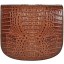 Genuine alligator leather bag CM7107 Brown