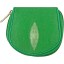 Genuine stingray leather coin wallet CP04A Green