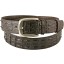 Genuine crocodile leather belt CRBD1-5-01 Brown