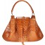 Genuine crocodile leather bag CRBT1802 Tan