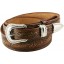 Genuine cow leather belt CVBELT001 Brown