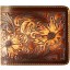 Genuine cow leather wallet CVWALLET01 Brown