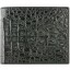 Genuine alligator leather wallet CW101-03 Black