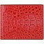 Genuine alligator leather wallet CW101 Red