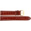 Genuine crocodile leather watch band CWB002 Cognac